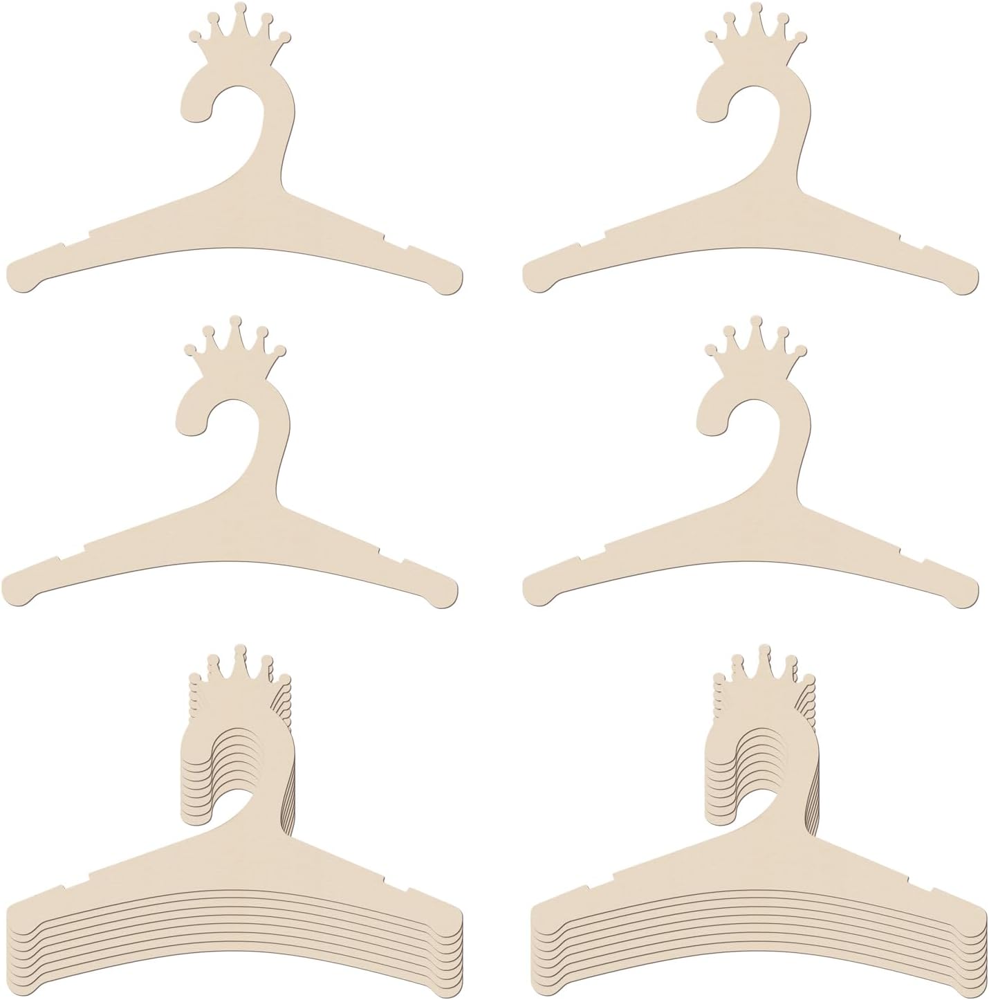 Baby Products In - Wooden Baby Hangers 9 Inch, Cute
