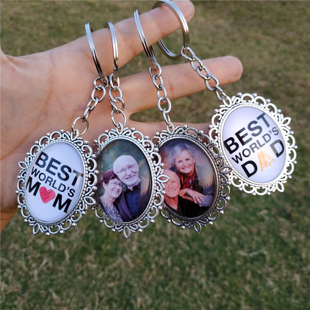 Baby Products With Zinc - Double side personalized custom photo keychain