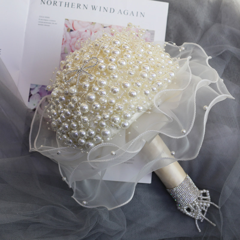 Bridal wedding bouquet pearl c - Baby Products Photoshoot incelemesi ve fiyatı