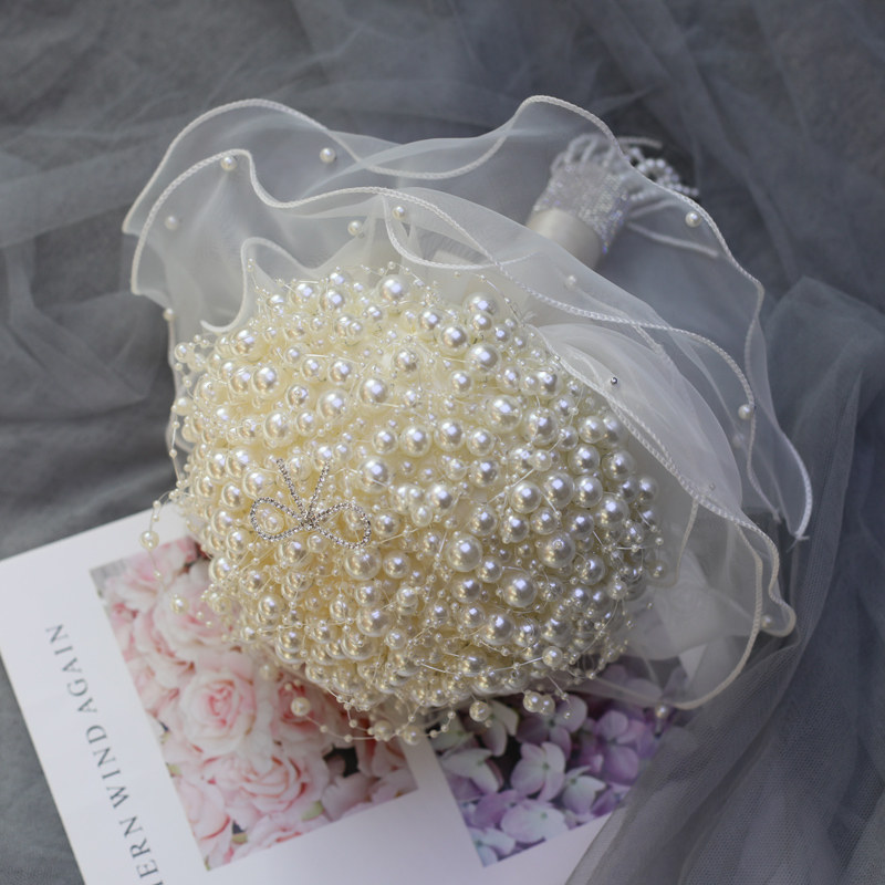 Bridal wedding bouquet pearl c - Baby Products Photoshoot incelemesi ve fiyatı