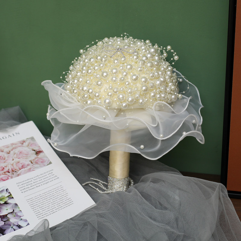Bridal wedding bouquet pearl c - Baby Products Photoshoot incelemesi ve fiyatı