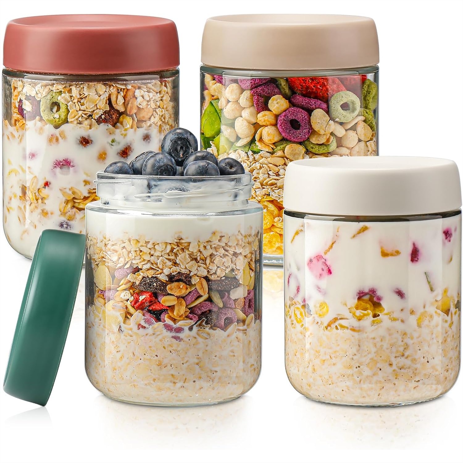 Glass Overnight Oats Container - Baby Products In incelemesi ve fiyatı