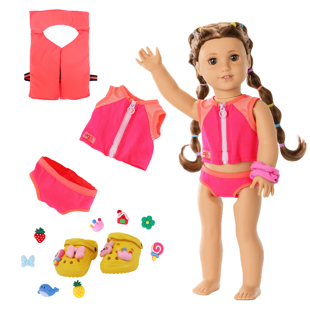 Head Flower Swimsuit Fish Scal - Baby Products In incelemesi ve fiyatı