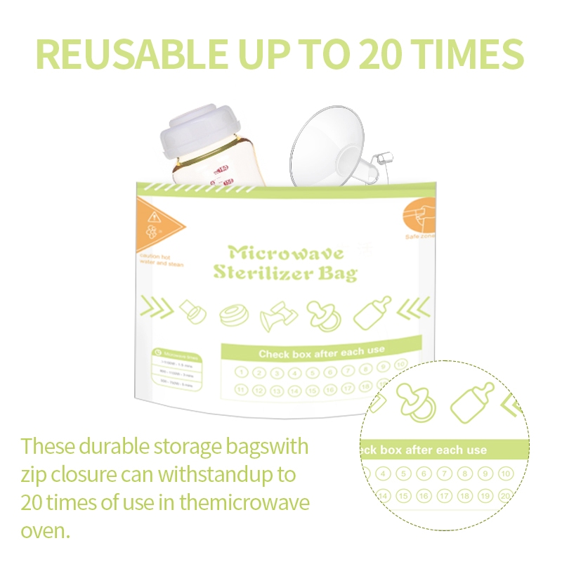 10Pcs Reusable BPA Free Microw - Zwitsal Baby Products incelemesi ve fiyatı