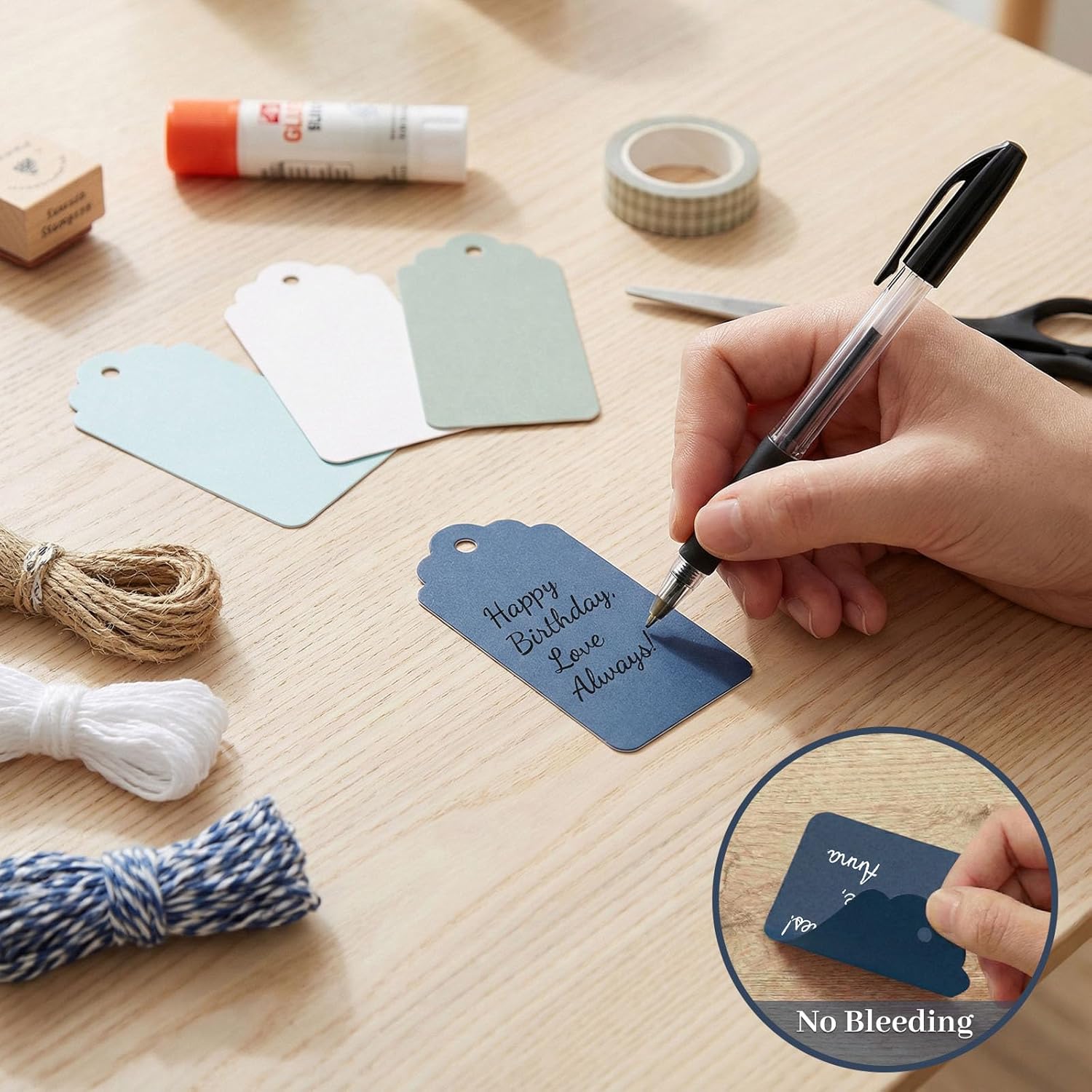 200 PCS Gift Tags with String  - Baby Products In incelemesi ve fiyatı