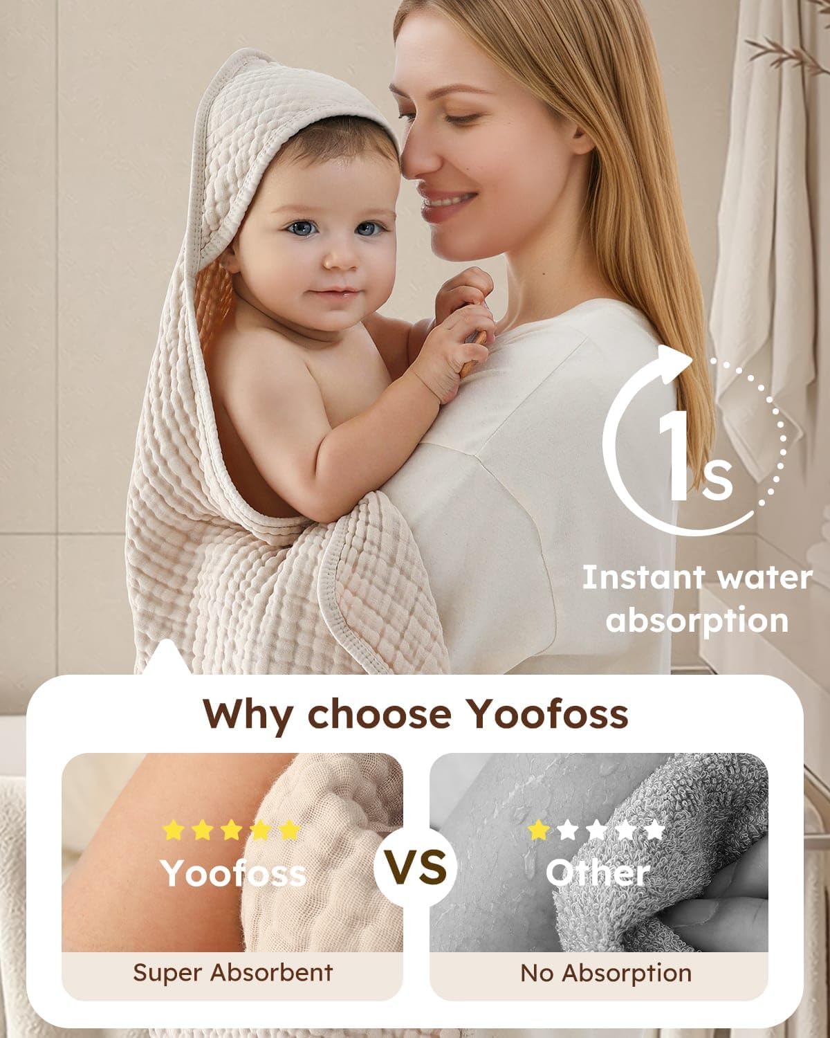 Hooded Baby Towels 2 Pack 100% - Baby Products In incelemesi ve fiyatı