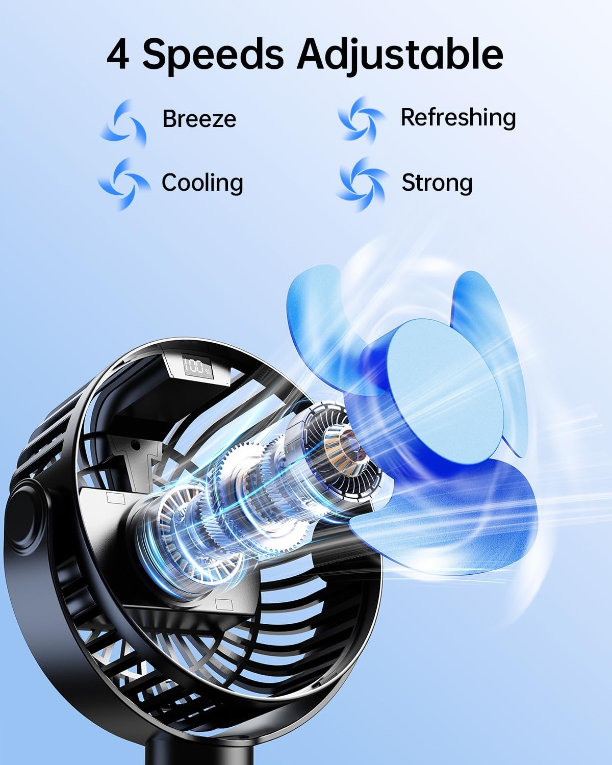 Portable Stroller Fan with LED - Baby Products In incelemesi ve fiyatı